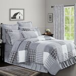 Sawyer Mill Black King Quilt 105Wx95L