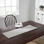 Kaila Ticking Stripe Ruffled Runner 12x36