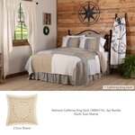 Ashmont California King Quilt 130Wx115L 3pc Bundle (Quilt, Euro Shams)