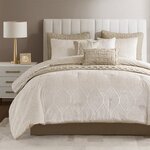Madison Park Nocturne Comforter Set in Champagne, Queen MP10-8923