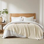 Madison Park Liquid Cotton Blanket in Ivory, King BL51N-0734
