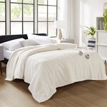 Serta Dream Soft Heated Blanket in Ivory, Queen ST54-3585