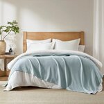 Madison Park Liquid Cotton Blanket in Blue, King BL51N-0610