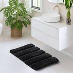 Madison Park Tufted Pearl Channel Rug in Black, 21x34" MP72-8458