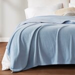 True North by Sleep Philosophy Microfleece Blanket in Blue, King TN51-0556