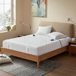 Beautyrest Heated Microfiber Mattress Pad with 3M Scotchgard in White, Cal King BR55-0537