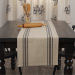 Mill House Stripe Black Runner 36Lx16W