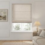 Madison Park Mira Cordless Roman Shade in Neutral, 29x64" MP40-9030
