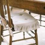 Simple Life Flax Natural Cotton Blend Chair Pad - 15.5x17 Cushioned Seat Cushion - VHC Brands
