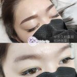 半永久紋眉(粉霧眉)服務 62 半永久紋眉的前後對比,完美修飾了面部特徵。