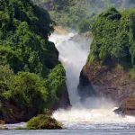 The bottom of the falls
