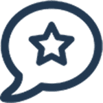 icono oscuro logo estrella