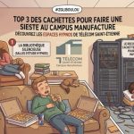 Top 3 des cachettes pour faire une sieste sur le Campus Manufacture