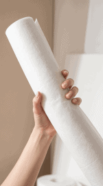 Non-woven fabric in a roll perforated 60cm x 80m white - Image 2