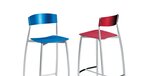 baba sgabelli in acciaio e alluminio di sergio mian per altek italia design