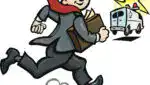 Illustration representing ambulance chasing and illegal solicitation after Texas car accidents