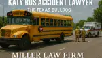 Texas Bulldog attorney Adam Miller fighting for bus accident victims in Katy, Texas.