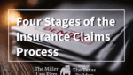 Denied insurance claim paperwork on a desk with bold “DENIED” stamp, representing the insurance claims process and legal support from The Miller Law Firm.