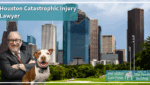 Houston catastrophic injury lawyer Adam Miller with McLovin, representing victims of life-changing accidents