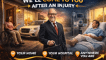 Personal injury lawyer will come to you Texas hospital home visit attorney meeting injured client