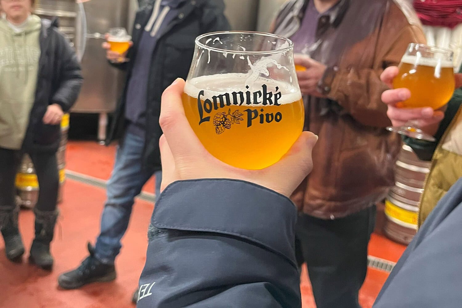 Beer tasting lomnicke pivo