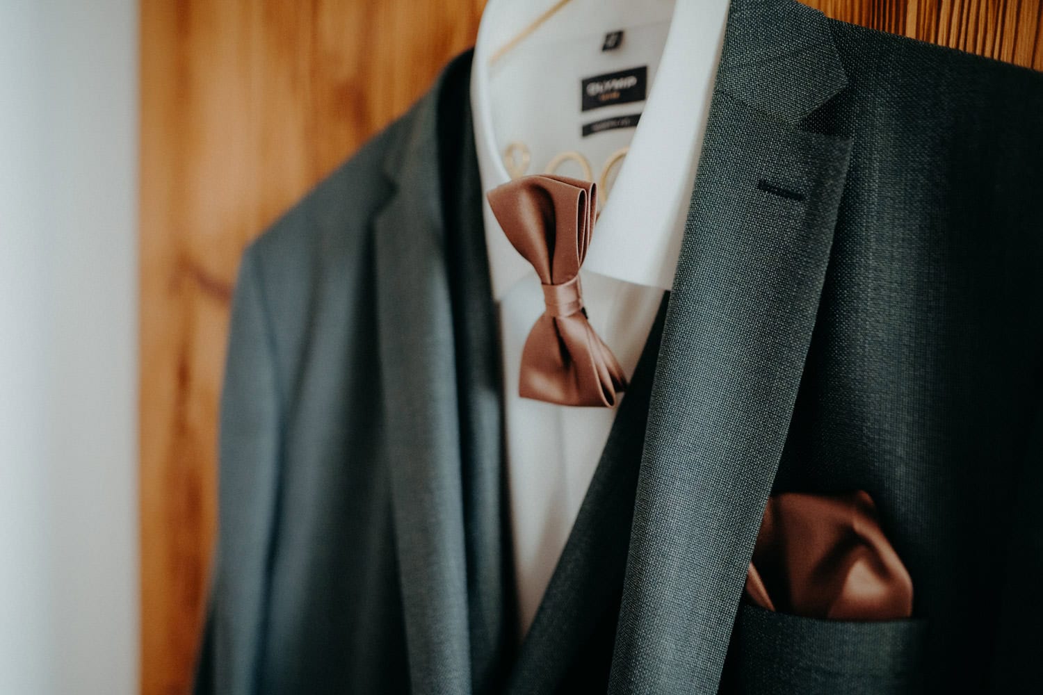 Anzug bei Getting Ready