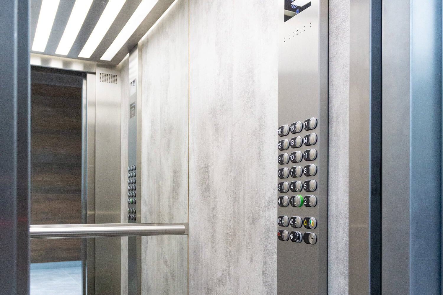 Elevator with Open Doors