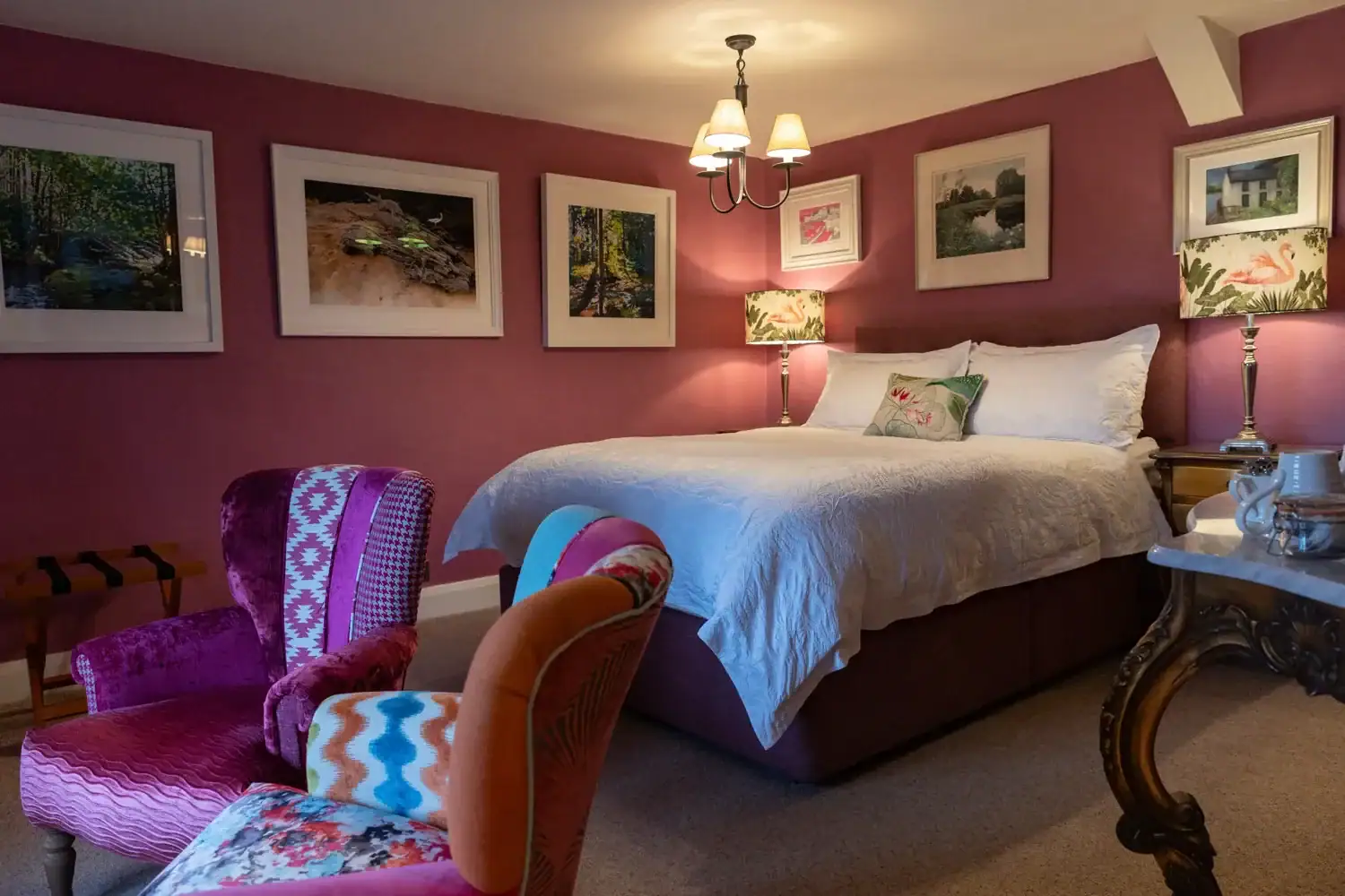 west lyn farm lynton lynmouth devon bed breakfast shepherds hut Seaview room