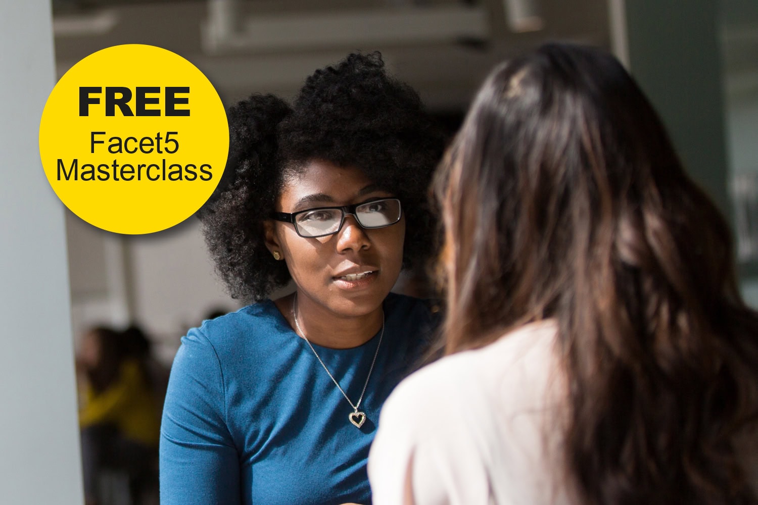 Women discussing career motivator masterclass