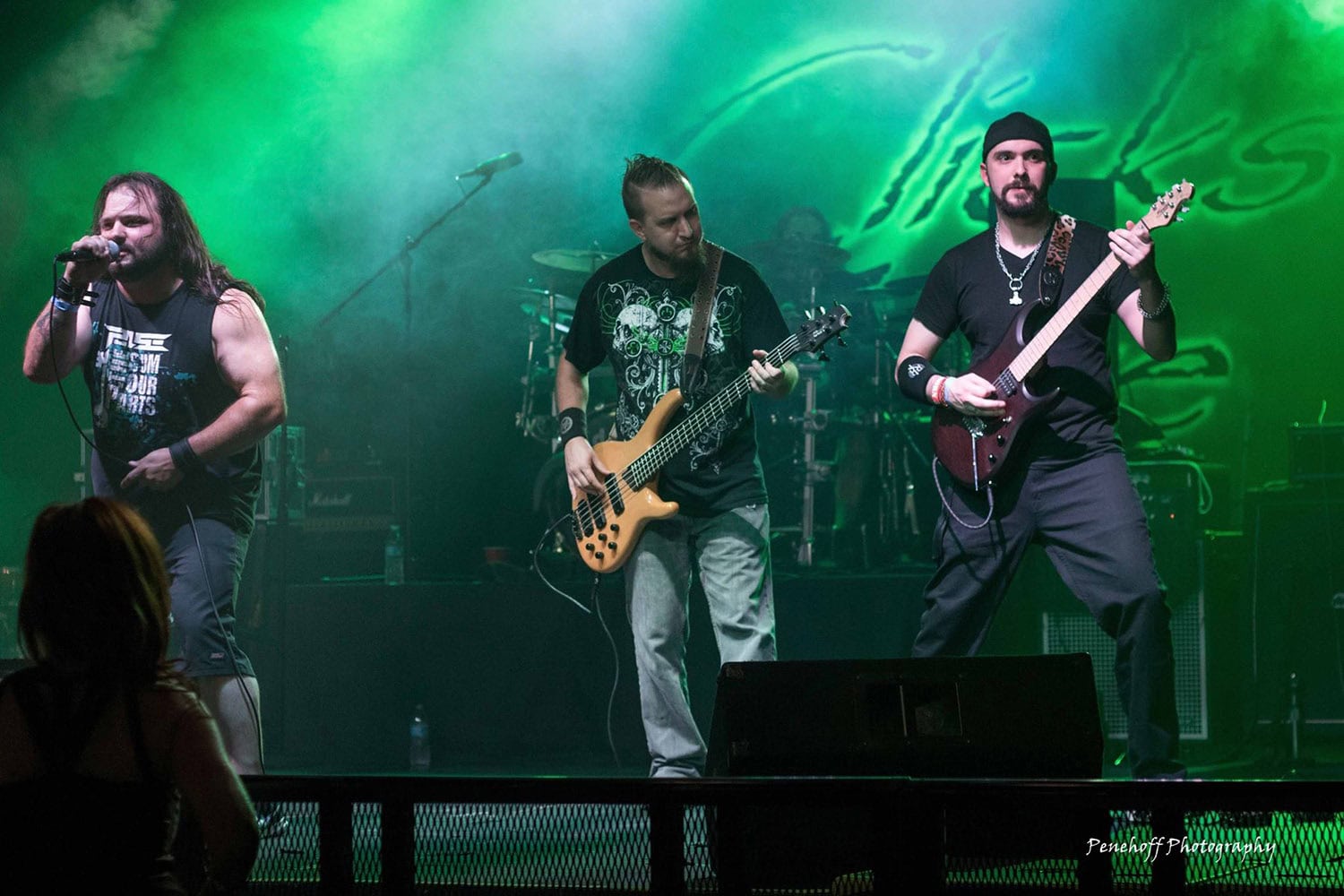 James Brennaman performs on Bass Guitar with Born and Raised at Clicks in Tyler, TX