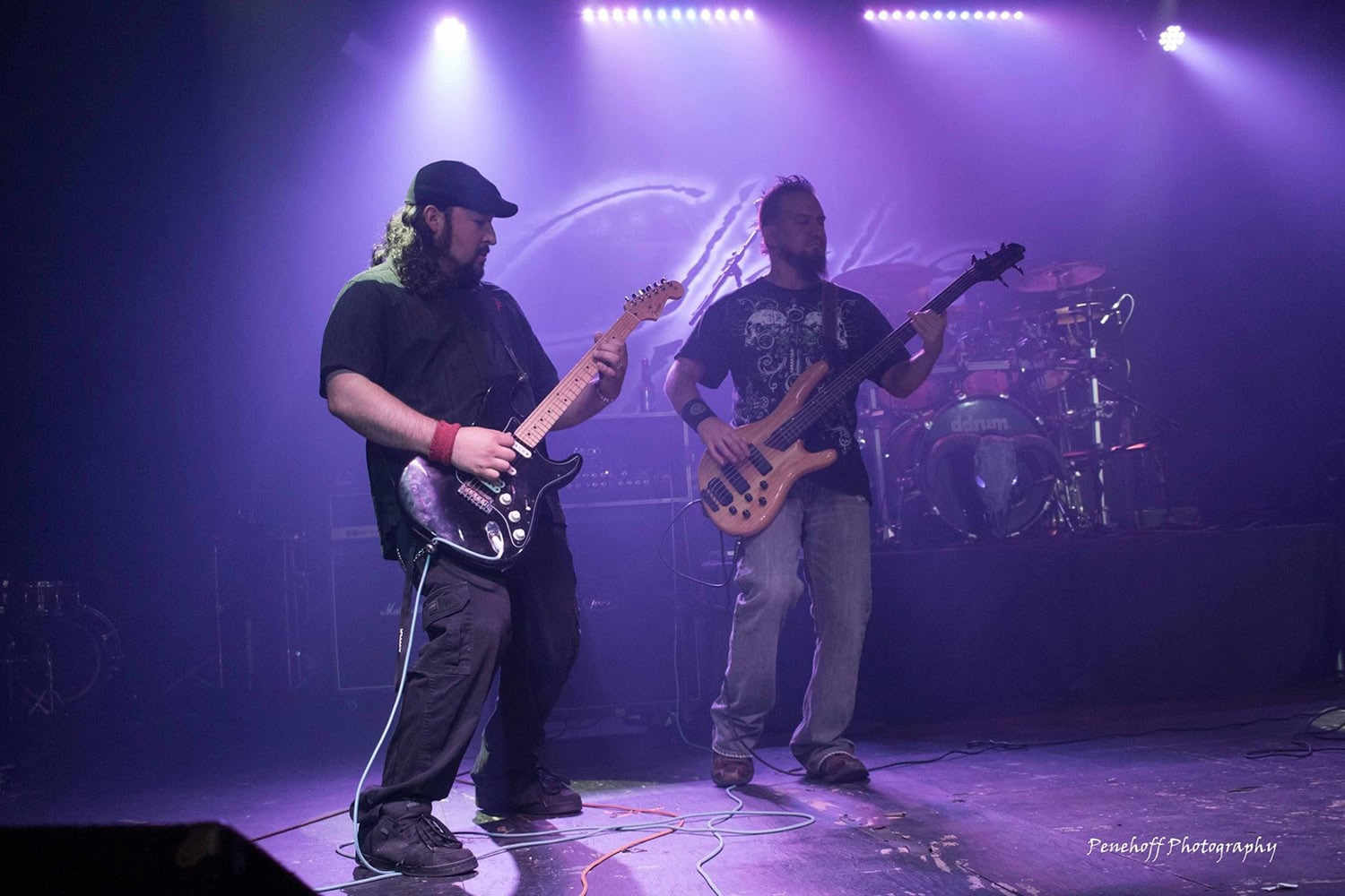 Jon from B & R on guitar, James Brennaman guitarist of pulse, subbing in on Bass for the night