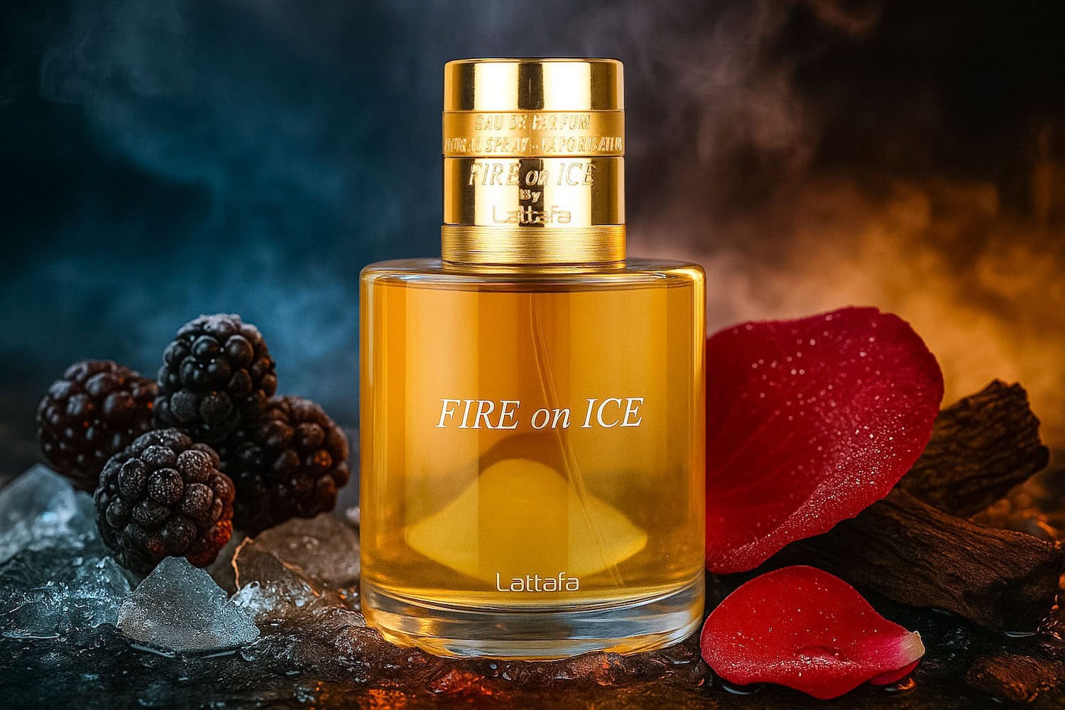 Lattafa Fire On Ice Eau De Parfum Aromatic • Woody • Fresh