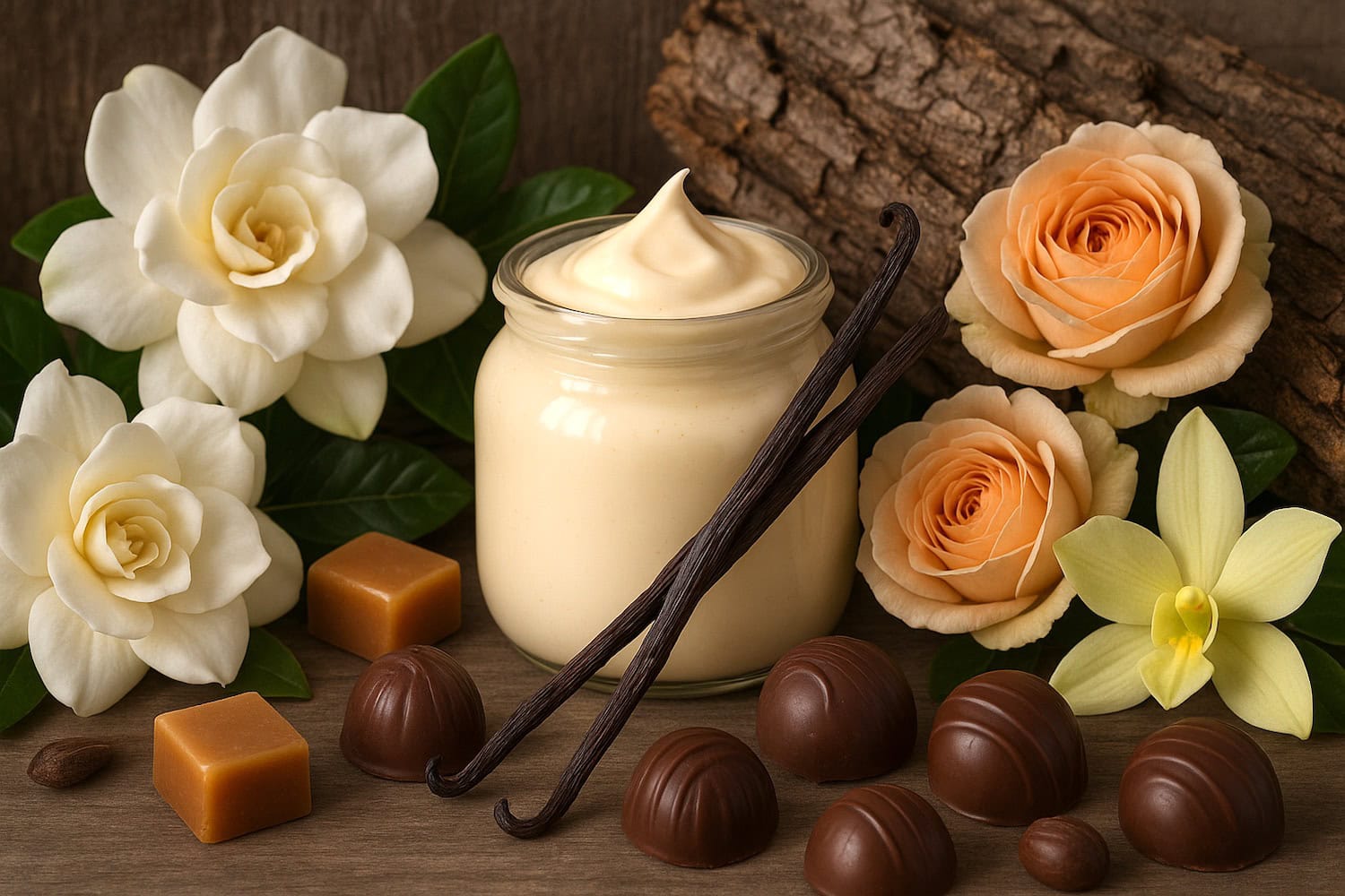 vanilla cream garden scent