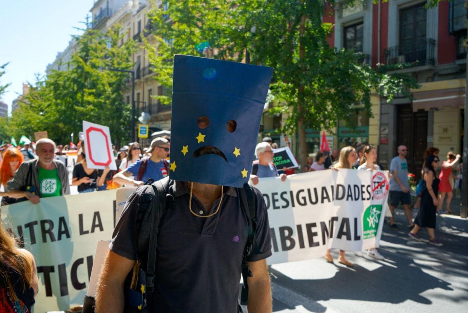 Granada - manifestación - bloque Ecologistas en Acción Sep 2023