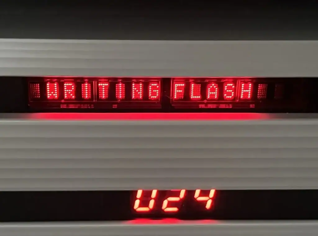 16 - L'appareil se met à jour