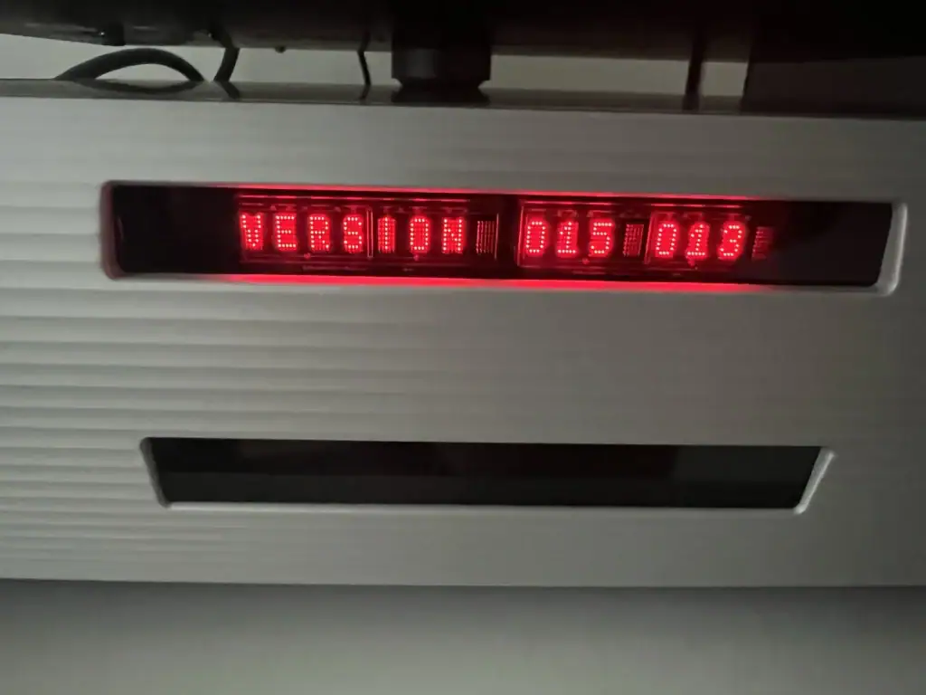 17 - L'appareil est à jour et la nouvelle version s'affiche dans le menu