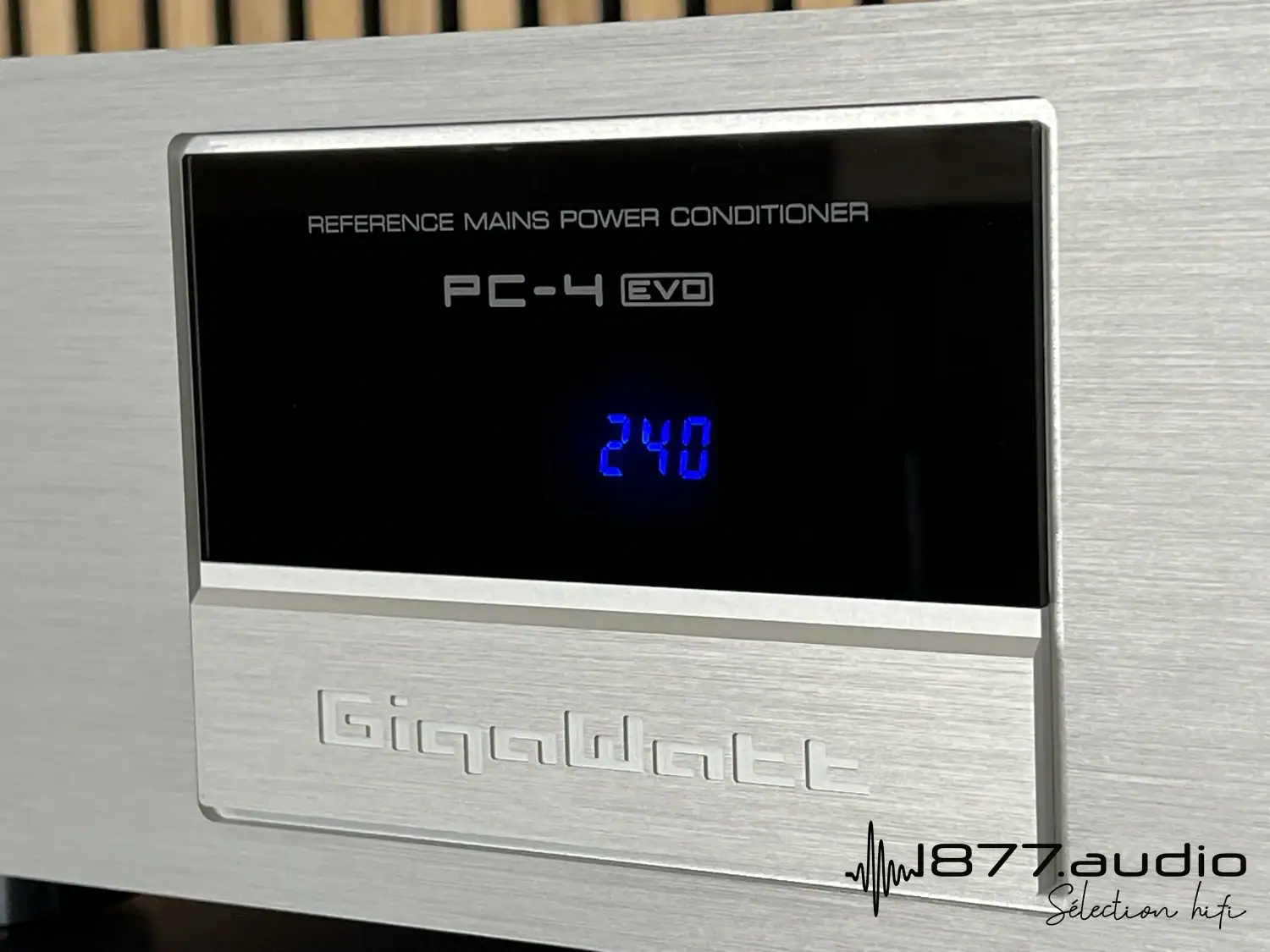 Gigawatt PC4 EVO silver zoom sur l'afficheur