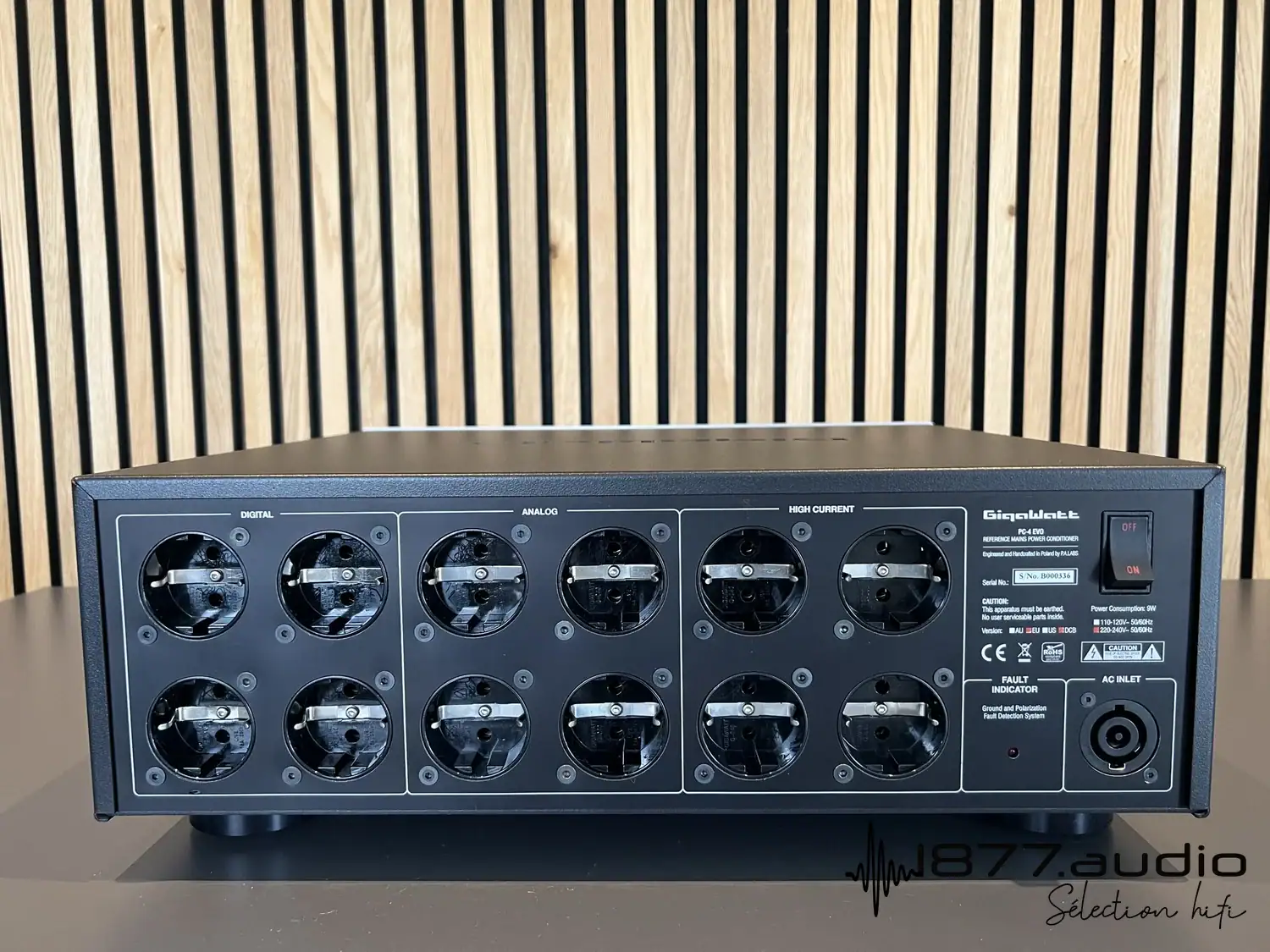 Gigawatt PC4 EVO silver face arrière complète