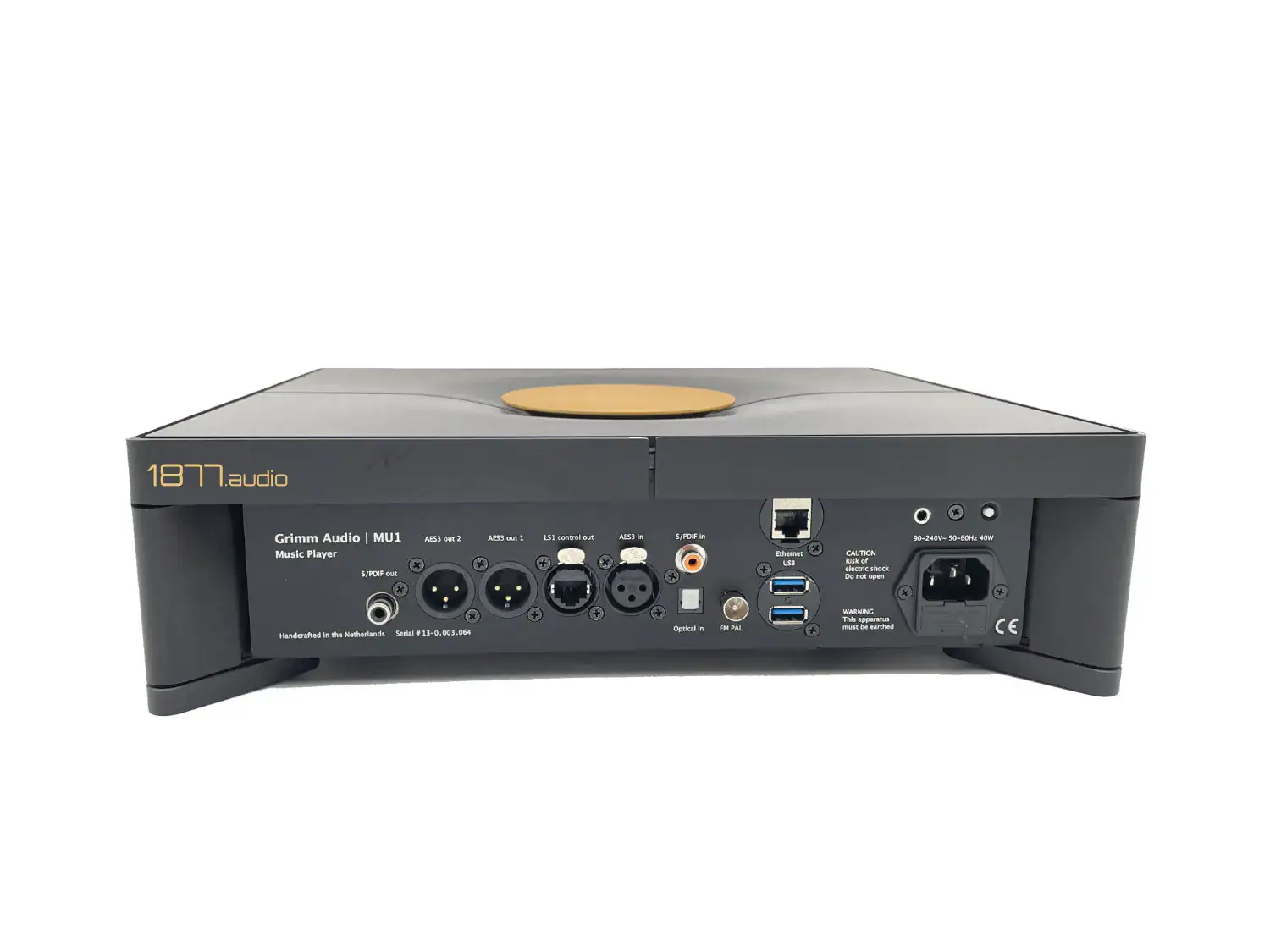 Grimm Audio MU1 vue arrière