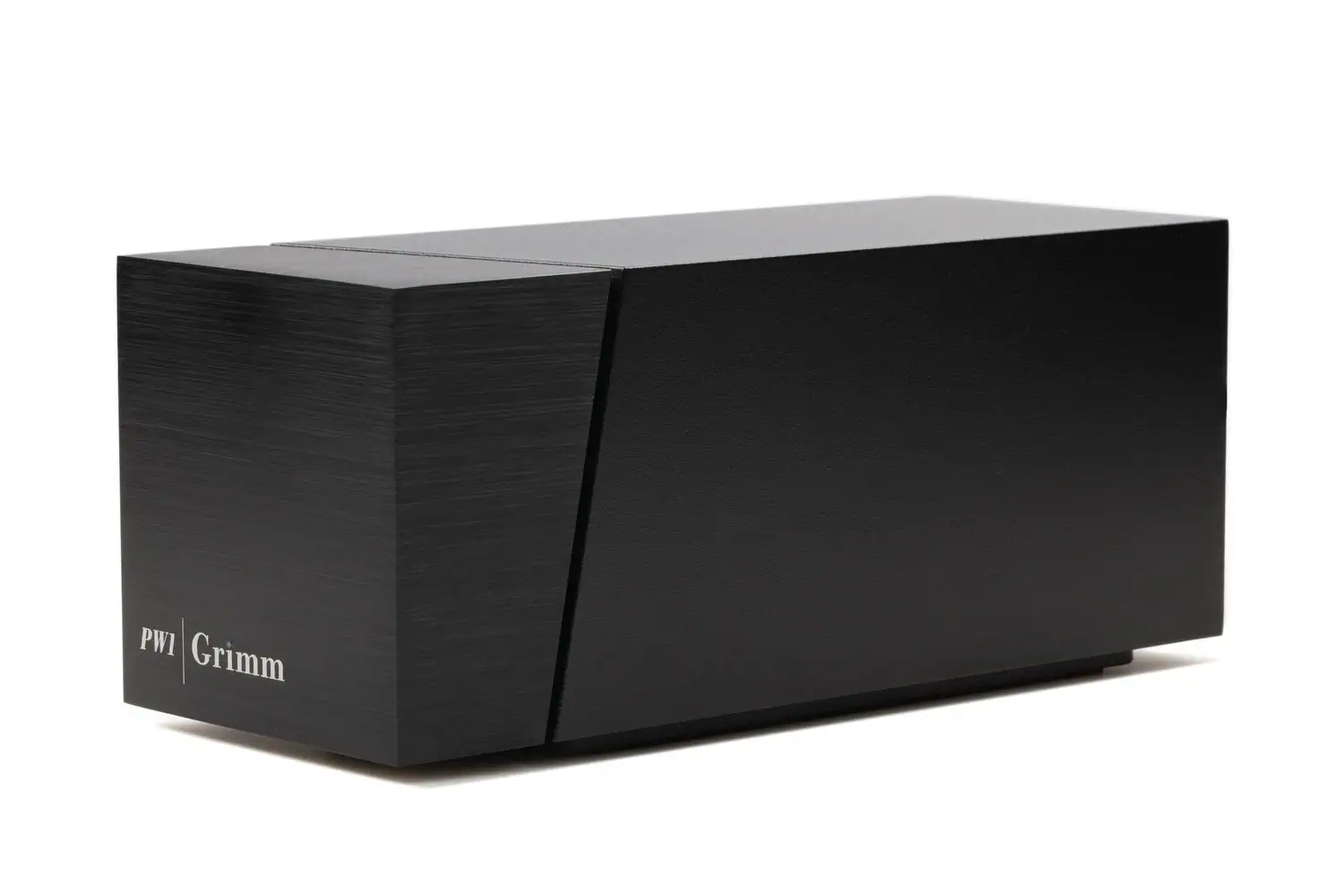 Panneau latéral du Phonostage Grimm Audio PW1 vu de côté