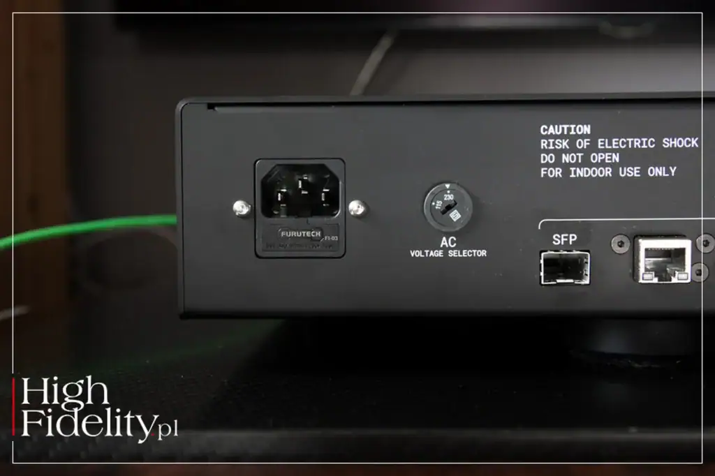 High Fidelity sur le switch réseau XACT N1 13