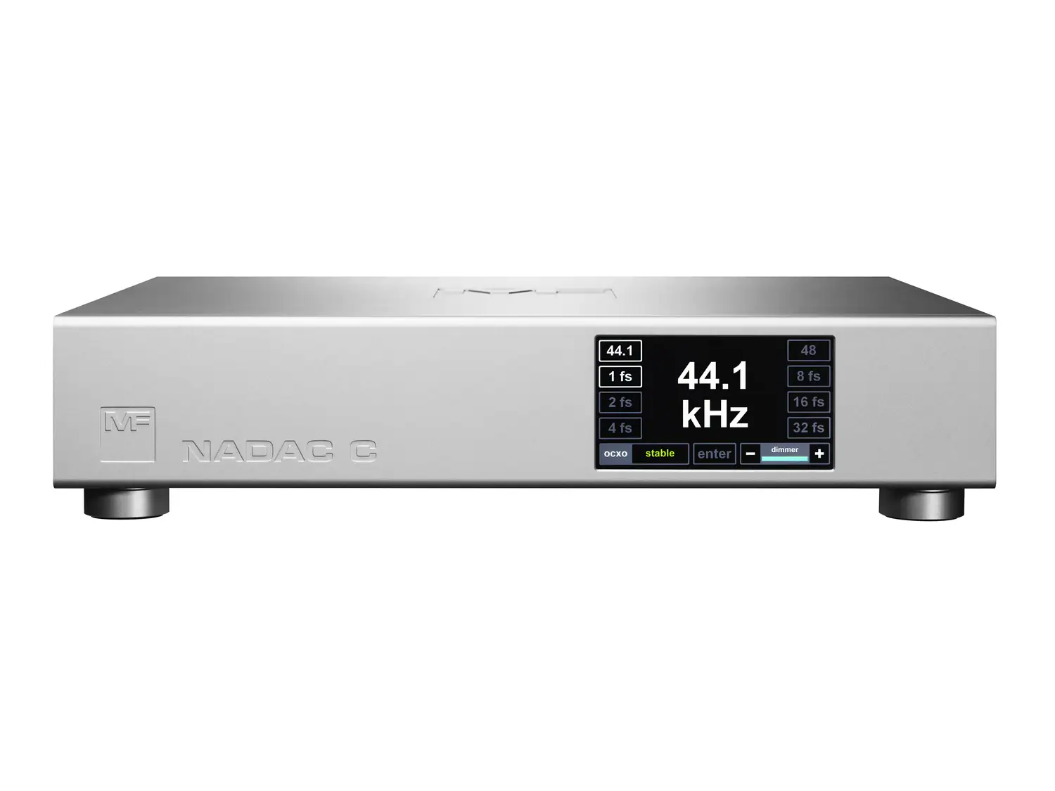 Horloge Master Fidelity NADAC C vue avant sur fond blanc