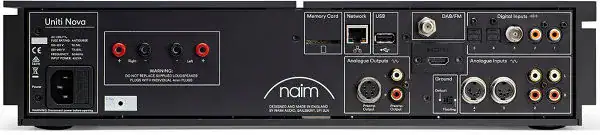 Naim Unity Nova zoom vue arrière