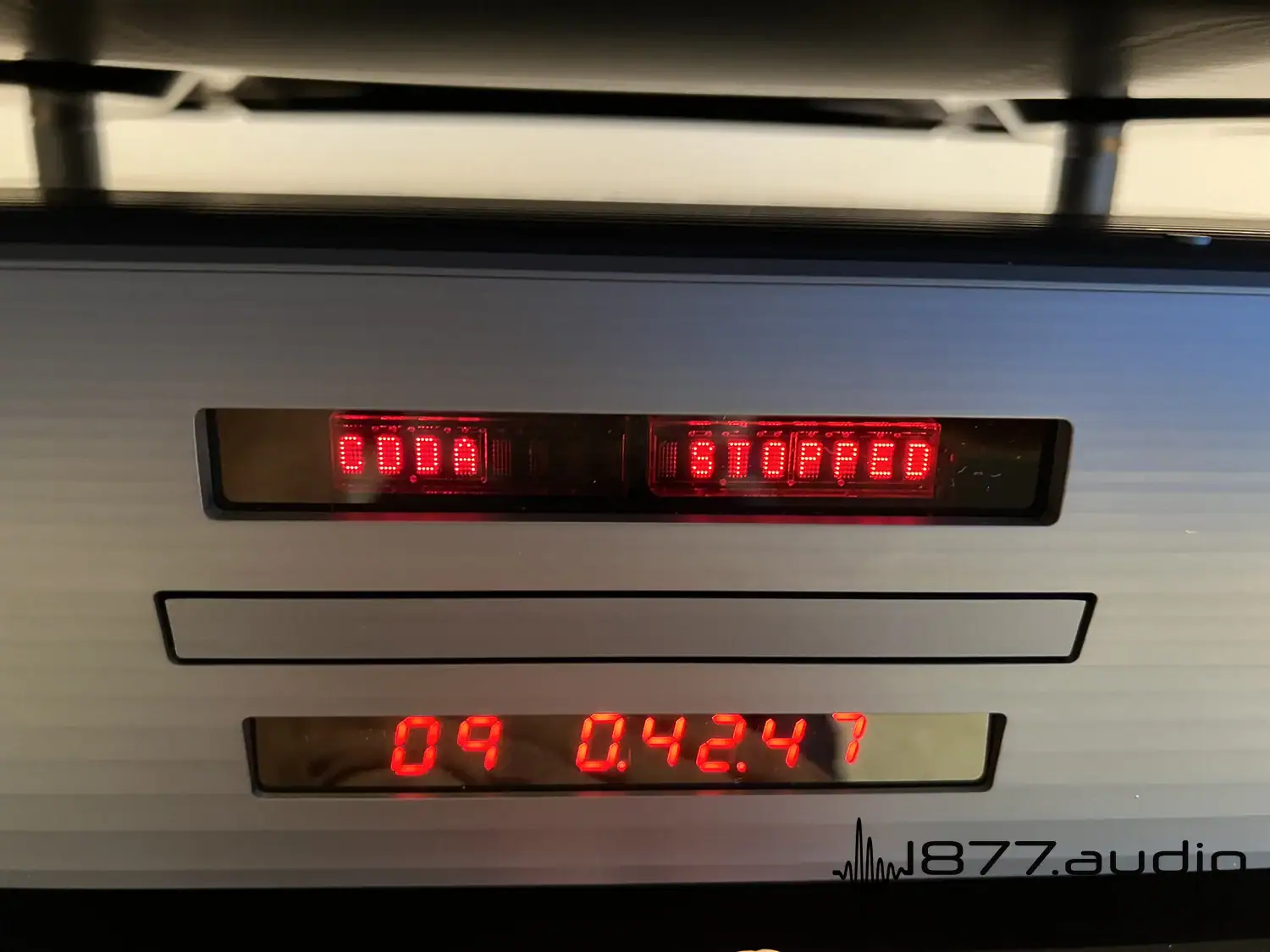 Playback Designs MPT-8 détail sur les afficheurs