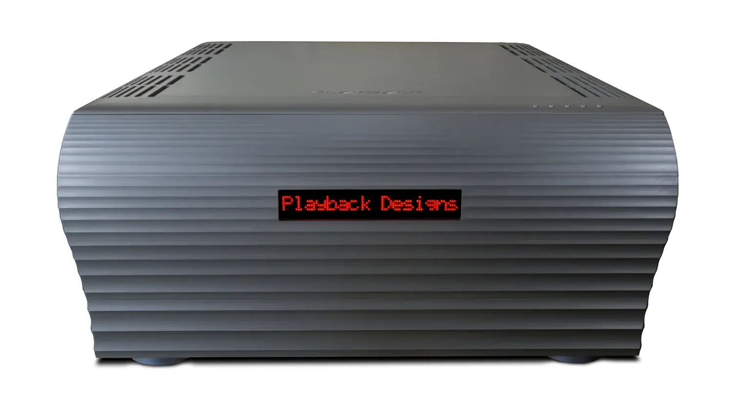 Playback Designs SPA-8 face avant en gros plan sur l'afficheur