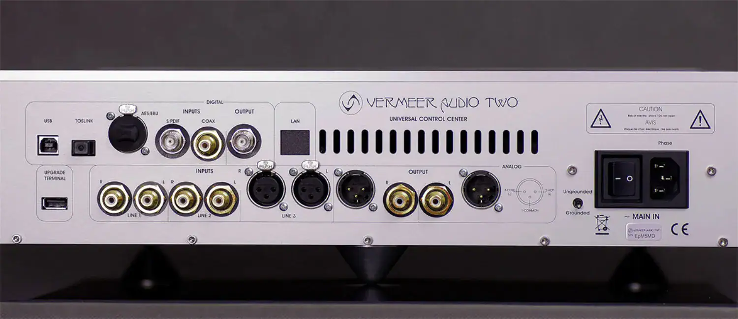 Vermeer Audio Two vue arrière