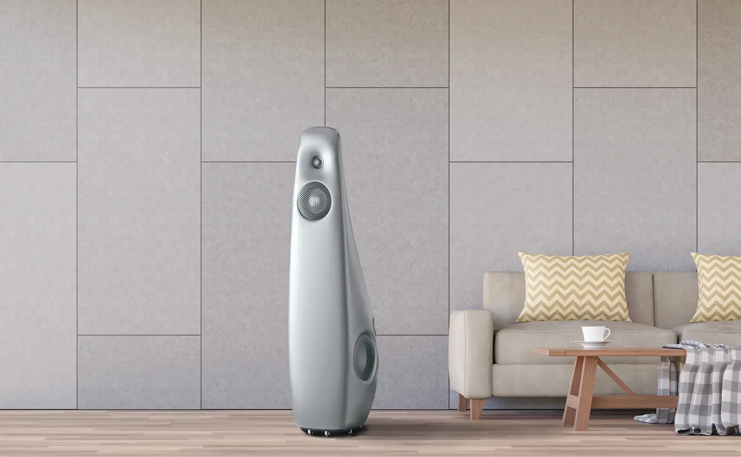 Vivid Audio Kaya 45 en situation dans une pièce claire