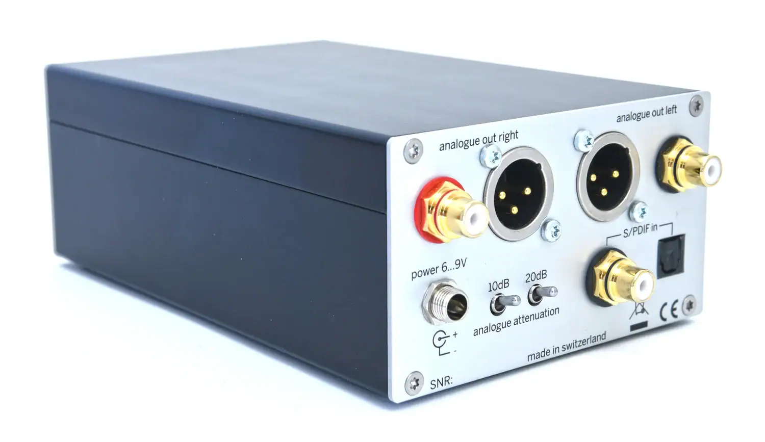Weiss DAC205 face arrière en plan rapproché