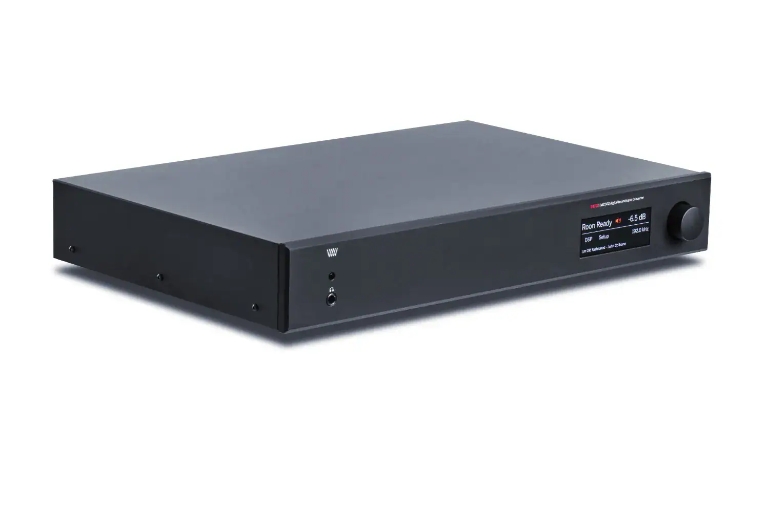 Weiss DAC502 noir vue avant trois quart