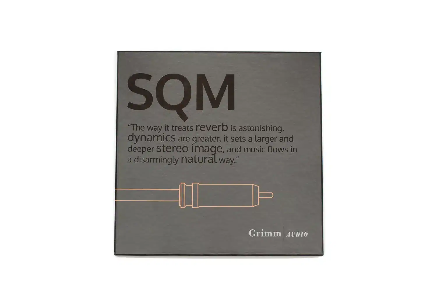 Grimm Audio câble modulation RCA SQM boite fermée